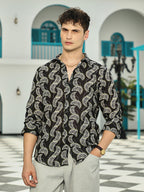 Campus Sutra Vortexa Regular Shirt