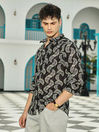 Campus Sutra Vortexa Regular Shirt