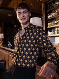 Campus Sutra Indie Block-Print Shirt