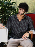 Campus Sutra Pinstriped-Track Regular Shirt