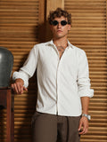 Campus Sutra Ridge-Tactile Shirt