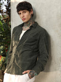 Campus Sutra Axisline Utility-Relaxed Shirt