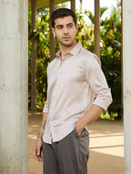 Campus Sutra Brushed-Tactile Shirt