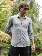 Campus Sutra Braided-Knot Tactile Shirt