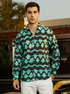 Campus Sutra Spiral-Strokes Shirt