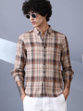 Campus Sutra Tartan Regular Shirt