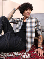 Campus Sutra Gradient-Graph Regular Shirt