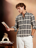 Campus Sutra Static-Check Regular Shirt