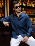 Campus Sutra Satin Solid Shirt
