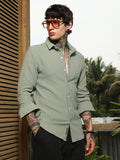 Campus Sutra Rope-Textured Shirt
