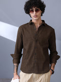 Campus Sutra Solid Regular Shirt