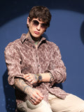 Campus Sutra Faded Corduroy Relaxed Shirt