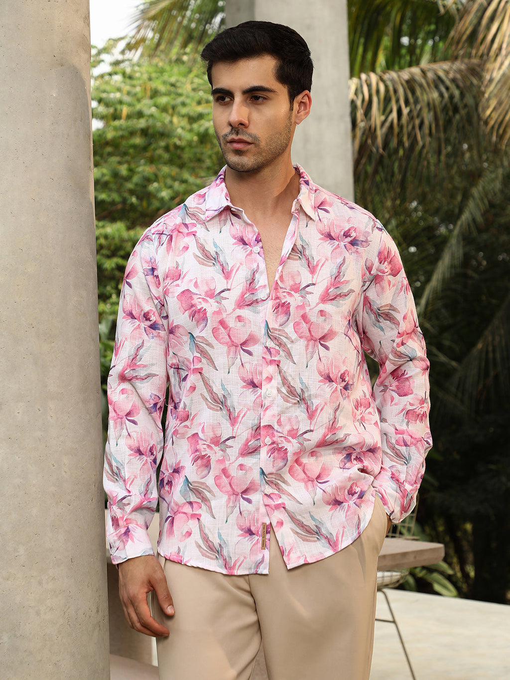 Campus Sutra Water-Lily Shirt