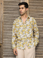 Campus Sutra Leaflet Imprint Shirt