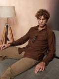 Campus Sutra Trough-Crease Shirt