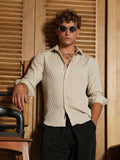 Campus Sutra Ruche-Tactile Shirt