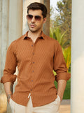 Campus Sutra Ruche-Tactile Shirt
