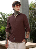 Campus Sutra Warpwelt-Tactile Shirt
