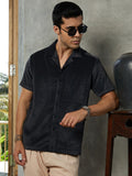 Campus Sutra Cuban Panelled Shirt