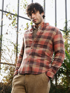 Campus Sutra Button-Down Gradient-Buffalo Shirt