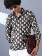 Campus Sutra Block-Edge Shirt