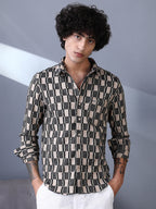 Campus Sutra Block-Edge Shirt