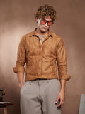 Campus Sutra Crevice-Tactile Shirt