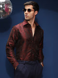 Campus Sutra Abstract-Woven Shirt