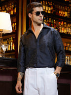 Campus Sutra Flora-Woven Shirt