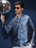 Campus Sutra Distortion-Texture Shirt