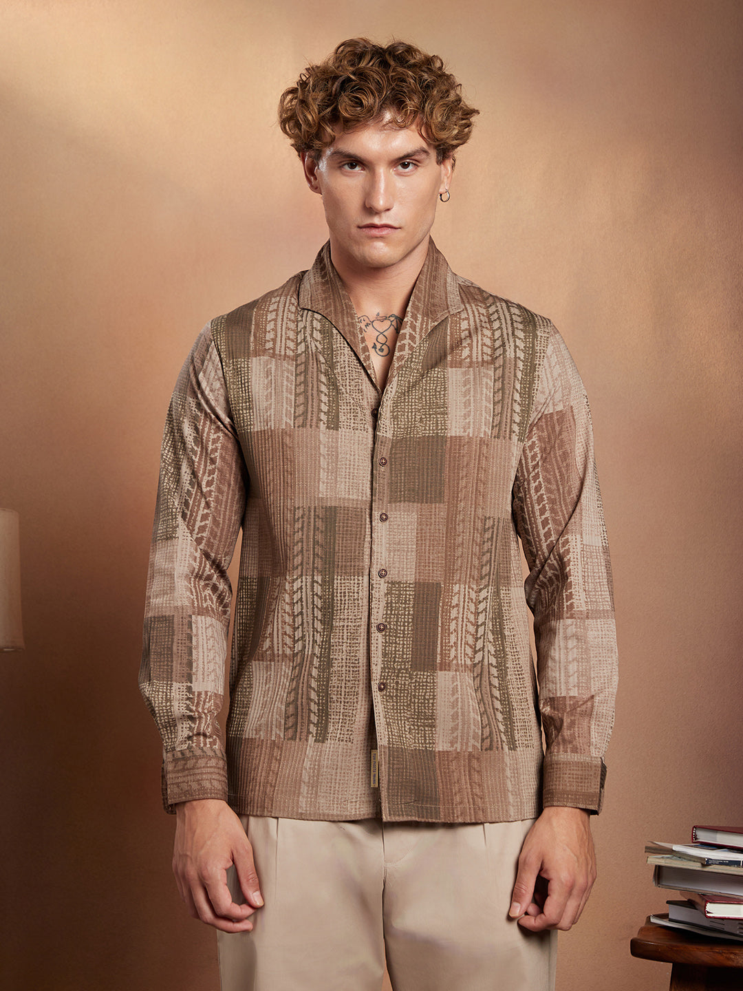 Campus Sutra Indie-Tribal Shirt