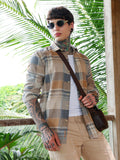 Campus Sutra Gradient-Plaid Regular Shirt