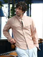 Campus Sutra Utility-Brushed Shirt