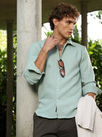 Campus Sutra Interweave-Tactile Shirt