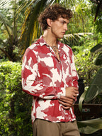 Campus Sutra Camou-Tactile Shirt