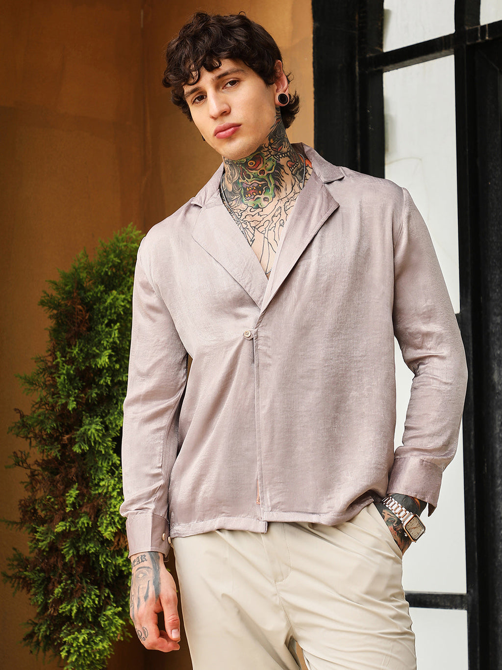 Campus Sutra Cuban-Modular Shirt