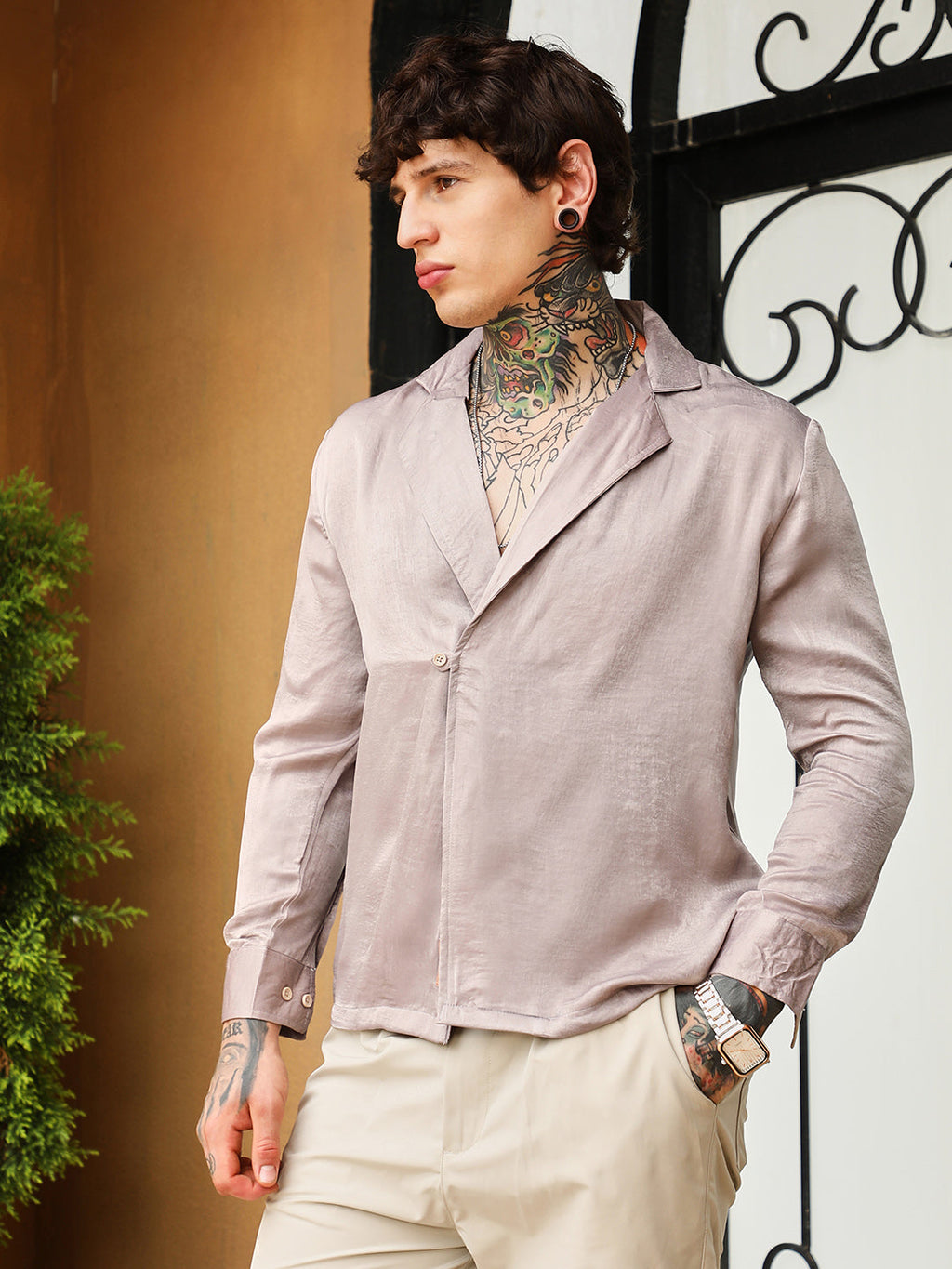 Campus Sutra Cuban-Modular Shirt