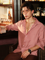 Campus Sutra Solid Relaxed Shirt