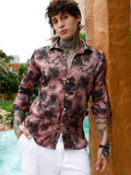 Campus Sutra Gleaming-Blur Shirt