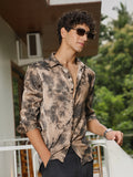 Campus Sutra Gleaming-Blur Shirt