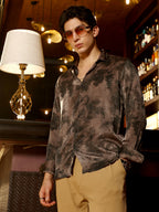Campus Sutra Gleaming-Blur Shirt