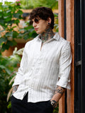 Campus Sutra Grazed-Textured Shirt