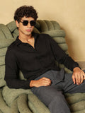 Campus Sutra Solid Creased-Tactile Shirt