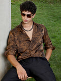 Campus Sutra Papillon-Garden Imprint Shirt