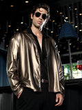 Campus Sutra Single-Breasted Sheen Shirt