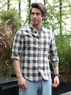 Campus Sutra Button-Down Buffalo Shirt