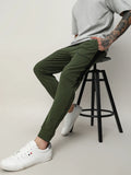 Campus Sutra Striped Trackpants