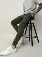 Campus Sutra Striped Trackpants