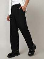 Campus Sutra Lightweight - Solid Tailored Trousers