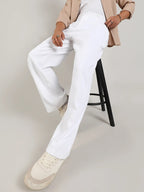 Campus Sutra Lightweight - Tailored Linen-Blend Trousers